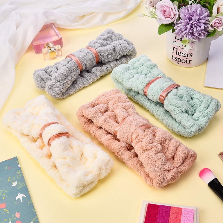 3 Pack Microfiber Headbands Spa Facial Headbands Makeup  display picture 1