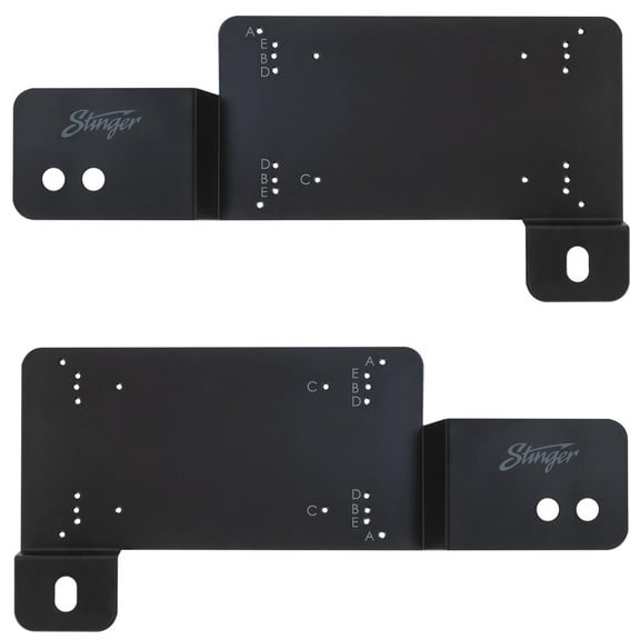 Stinger BRCOAMPBRKTP Passenger Side And BRCOAMPBRKTD Driver Side Amp Brackets Compatible With Ford Bronco
