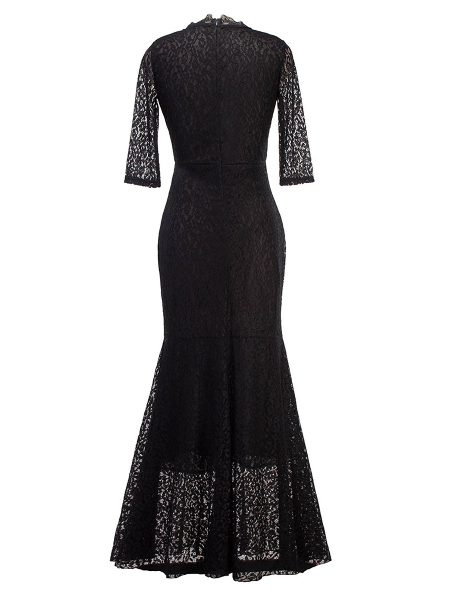 Women Lace Maxi Formal Dress Prom Bridesmaid Wedding Evening Party Cocktail Gown