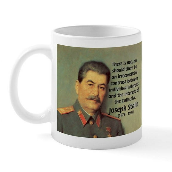 CafePress - Joseph Stalin Mug - 11 oz Ceramic Mug - Novelty Coffee Tea Cup