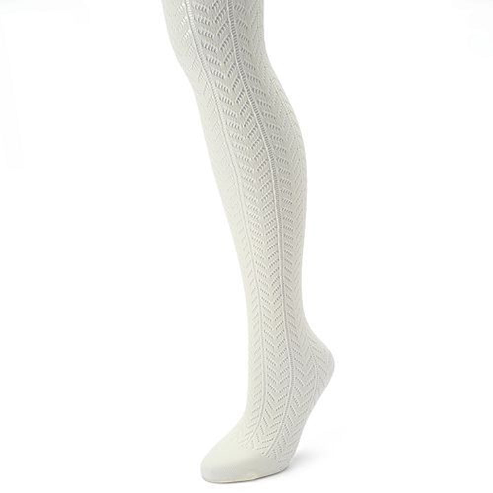 Fashion Sweater Tights Ivory 