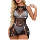 thumbnail image 1 of Moda para mujer Lencería sexy Medias de red Hollow Slim Fit Sexy Taladro brillante Cuello halter Paquete de cadera Vestido Fridja nalpqowj42149, 1 of 9