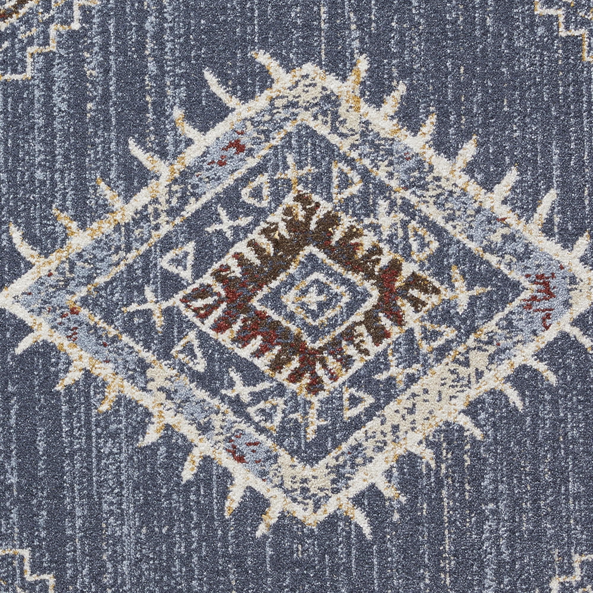 Loomaknoti Alsbrooke Temarnie 5' x 7' Blue Oriental Indoor Area Rug