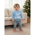 thumbnail image 5 of BemeyourBBs Brother Matching Sweater Star Letter Crewneck Long Sleeve Knit Tops, 5 of 9