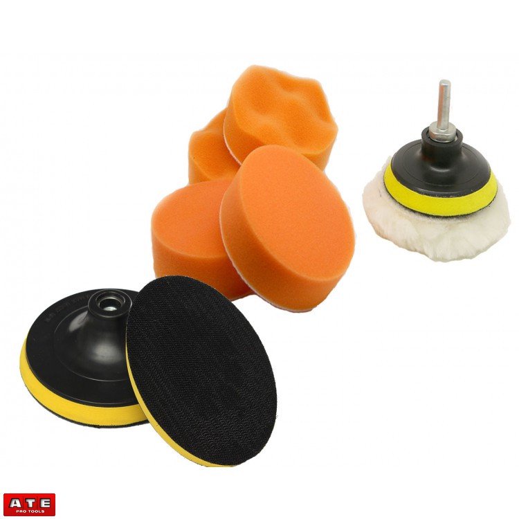 Mini Foam 3" Polishing Buffing Kit for Drill Grinder
