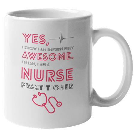 

Awesome Nurse Practitioner Coffee & Tea Mug for Medic Men and Women (11oz)