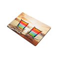 thumbnail image 2 of MKHERT Hawaiian Beach Chairs Doormat Rug Home Decor Floor Mat Bath Mat 23.6x15.7 inch, 2 of 3