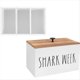 thumbnail image 3 of 2 Uds Soporte de Tampones para Baño Contenedor de Almacenamiento de Madera para Baño con Tapa Organizador de Partición Móvil de Madera Organizador Femenino, 3 of 5