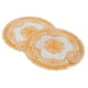 thumbnail image 2 of Paquete de 2 manteles individuales de 30 x 30 cm para bodas y fiestas, estilo 04 Golden Glamour, 2 of 8
