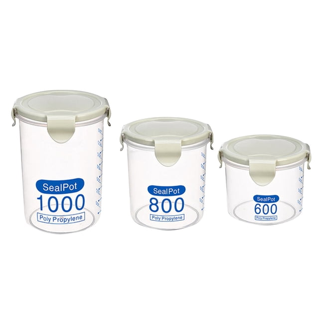 EGNMCR Refrigerators Food Storage Containers Airtight Cans Plastic Storage Boxes Stackable Food Storage Boxes Kitchen Refrigerator Storage Tanks Storage Cans