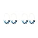 thumbnail image 4 of Aretes colgantes Qarigey en forma de U con estampado de leopardo acrílico 1 par, 4 of 6