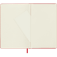 thumbnail image 5 of Moleskine Classic Notebook, Hard Cover, Large (5" x 8.25"), Ruled, Scarlet Red, 5 of 8