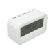 thumbnail image 3 of Reloj despertador LCD para niños, retroiluminación, recordatorio de cumpleaños, alarmas musicales, función de repetición, despertador Digital para dormitorio, escuela, blanco, 3 of 5