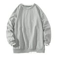 thumbnail image 2 of AherBiu Hoodies For Men Fleece Lined Drawstring Sweatshirts With Pockets Fall Winter Warm Solid Color Casual Workout Pullovers, 2 of 8