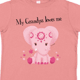 thumbnail image 4 of Inktastic Aditi My Grandpa loves me Pink Elephant beautiful Girls Toddler T-Shirt, 4 of 5