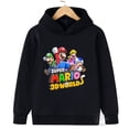 thumbnail image 5 of Ropa infantil con estampado creativo de Super Mario, sudadera informal de calle para hermano, sudadera deportiva para exteriores, sudadera con capucha para hermano de 3 a 14 años, 5 of 5