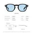 thumbnail image 5 of HEPIDEM Acetate Vintage Retro Square Polarized Sunglasses for Men （MZEPHIRINI TTrB Gray C6）, 5 of 9
