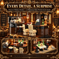 BrixVibe Retro Steampunk Coffee Machine Building Sets Compatible With ...