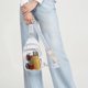 thumbnail image 4 of Bag Women S Transparente PVC Crossbody Bolse Adecuado para Conciertos Música Fes () White, 4 of 5
