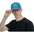 thumbnail image 3 of You Had Me at Day Drinking Funny Hat Adjustable Denim Baseball Cap Black Dad Hat Men Women, 3 of 6