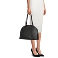 thumbnail image 5 of Time and Tru Women's 3 in 1 Satchel Bag 3-Piece Set Black Pebble, 5 of 5