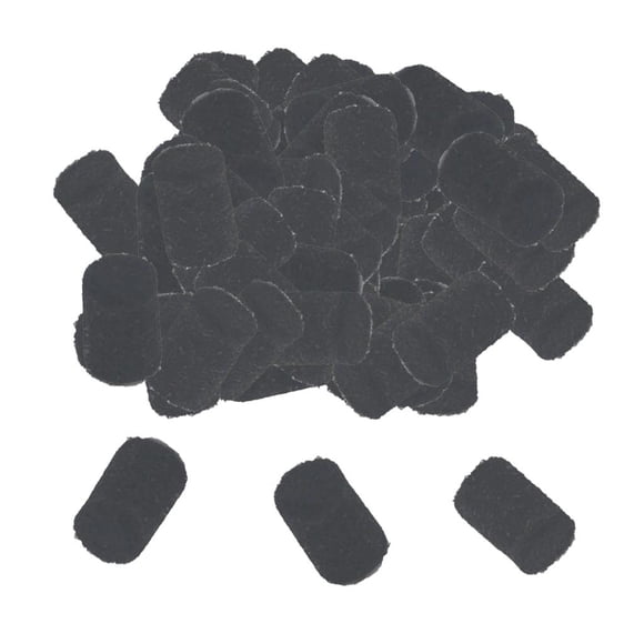 Fieltros de Parachoques de Saxofón Alto Tenor Saxo para Piezas de Instrumentos de Viento de Madera - Black_50pcs, g) Sunnimix Fieltro para parachoques de saxofón