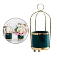 thumbnail image 1 of facefd Flower Vases Pot Desktop Hanging Ceramic Storage Jar Holder Decoration 04, 1 of 8