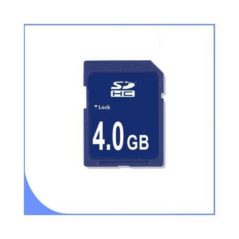 4GB SD/HC Secure Digital Memory Card + USB SD Card Reader for Creative Zen/Other SD Compatible MP3 Players - Accessory