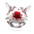 thumbnail image 4 of Decoración de mesa acrílica 2D 2D Valentín Día de regalos Mesa de aniversario de pájaros Rose Rose acrílico con base de soporte para sala de, 4 of 8