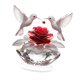 thumbnail image 4 of Decoración de mesa acrílica 2D 2D Valentín Día de regalos Mesa de aniversario de pájaros Rose Rose acrílico con base de soporte para sala de, 4 of 8