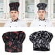 thumbnail image 1 of 2pcs Baker Cap BBQ Hotel Cafe Cook Cocina Elástico Hat Se la la adaptaciónción a la mayoría shamjiam Gorra de chef para hombres, 1 of 8