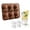 Brown, variant on Animal Monkey Ice Cube Tray, Silicone Ice Cube Mold - 6-Cavity Non-Stick Easy Release Monkey Mould for Beverage Kitchen Fridge,Reusable Animal Dessert Mold