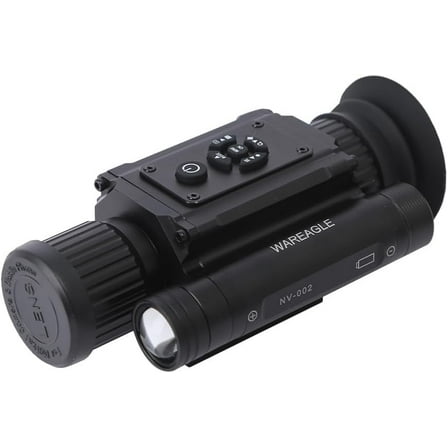 Metal Night Vision Goggles with 4K Display, 14X Magnification, Dual Lens, Multiple Night Modes, Photo & Video Recording, Black