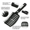 thumbnail image 3 of HEQUSIGNS 3 Pcs Boar Bristle Hair Brush, Detangle Hair Brush Make Hair Shiny and Healthier, Curved Vented Hair Brush for Men and Women Kids Wet and Dry Hair Long, Thick, Curly, Tangled Hair, 3 of 8