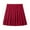 A Brick Red, variant on Skirt for Women Spring Fall High Waist Pleated Skirt A Line Solid Color Mini Skirt Casual Relaxed Fit Light Purple XXXXXL