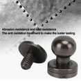thumbnail image 3 of YSTINNG 20 Pcs Rivets en Laiton Résistance à la Rouille Tête Ronde Vis Accessoires DIY pour Sacs à Main Chaussures B311-999, 3 of 6