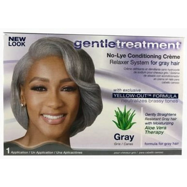 Gentle Treatment No Lye Relaxer Kit Gray (1 application)