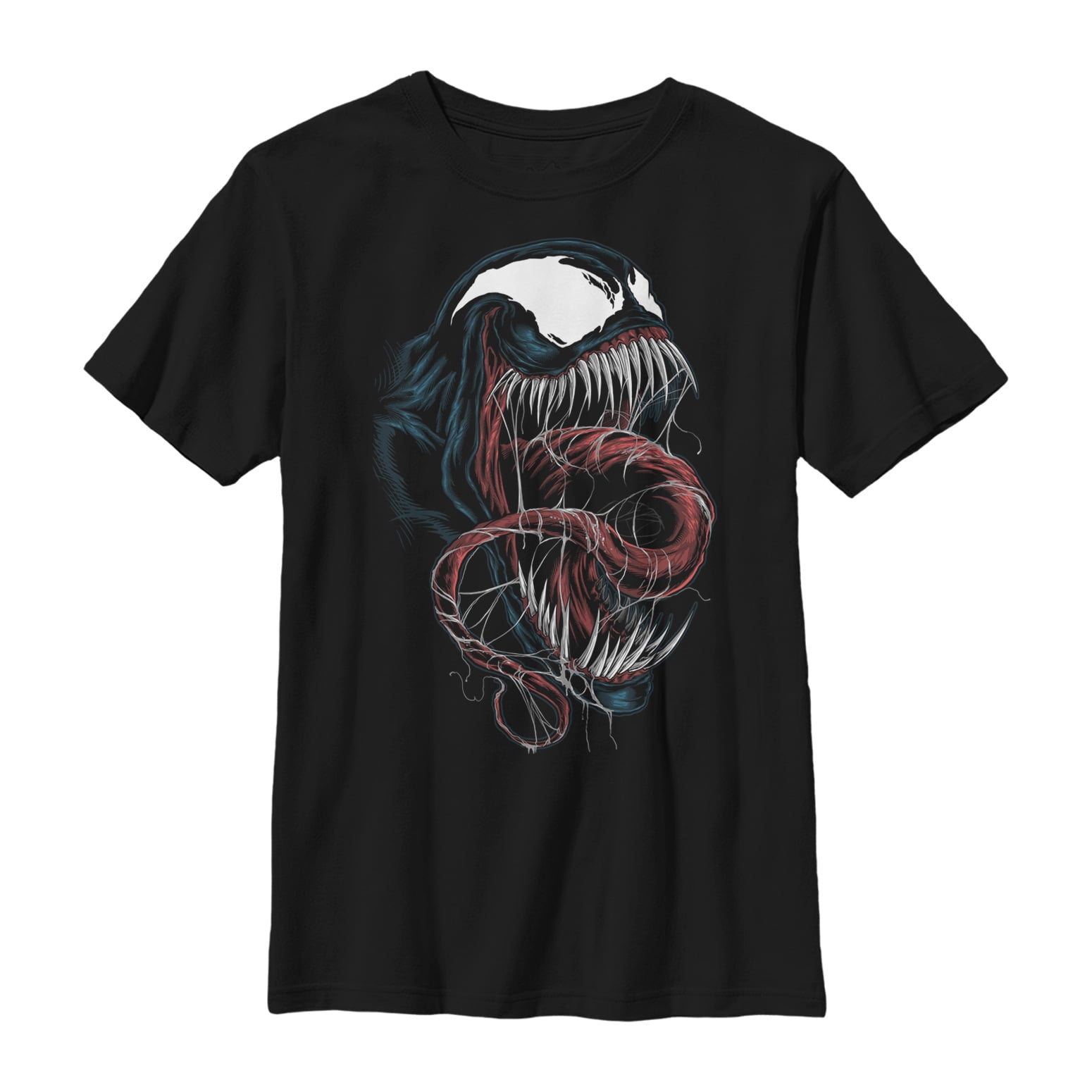 Boy's Marvel Venom Close-Up Graphic Tee Black Medium