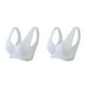 thumbnail image 2 of Minnieouse Sujetador Push-Up Para Mujer - Sin Costuras Con Soporte Inalámbrico Sujetador Transpirable Sin Costuras Blanco 6XL 1 Blanco 6XL,1 2Conjunto, 2 of 6