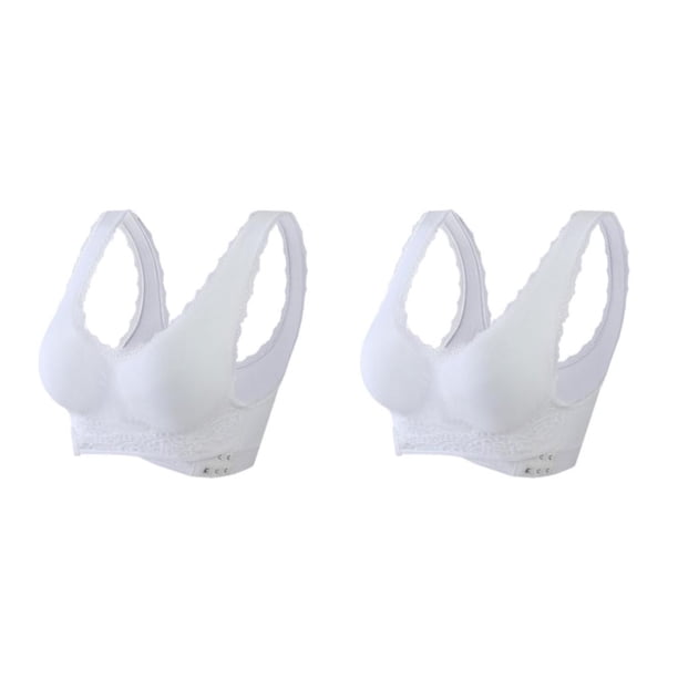 Guardurnaity Sujetador push-up sexy y de apoyo para mujeres con altos estándares Sujetador sin costuras Sujetador push-up Sujetador deportivo Ropa Blanco s,1 2Conjunto
