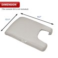 thumbnail image 5 of KBH Car Center Console Cover for 2009-2014 Acura TL Accessories, Middle Console Lid Armrest Cover Protector Replacement Trim Interior, Gray (Leather Skin Only), 5 of 7
