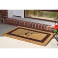 thumbnail image 2 of Heavy Duty Coir Doormat Single Picture Frame, Monogram C - Brown 22" x 36", 2 of 4