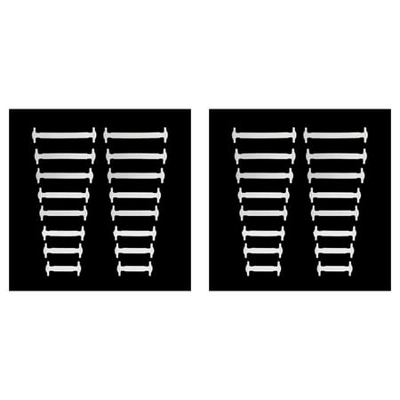 

32pcs Adult Lazy Elastic No Tie Shoelaces Free Tying Silicone Shoelace Easy Shoe Laces