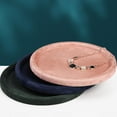 thumbnail image 3 of Maoww Velour Earring Tray Jewelry Display Photo Show Props Solid Color Soft Organizer Simple Style Blank Holder Home Pink, 3 of 8