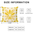 thumbnail image 2 of Yellow Modern Art Geometric Pillow Covers,Yellow Modern Art Geometric Throw Pillow Covers 18"×18" ,Living Room Sofa Couch Pillow Covers,Decorative Pillow Covers, 2 of 7