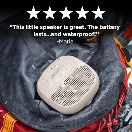 Bose - SoundLink Micro Portable Bluetooth Speaker with Waterproof Design - White Smoke