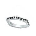 thumbnail image 4 of Beautiful Geometric Hexagon Star Ring .925 Sterling Silver Band Jewelry Female Male Unisex Size 10, 4 of 4