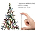 thumbnail image 4 of Stacking Hummingbird Christmas Ornaments, Birds On Branch, Colorful 2D Acrylic Winter Tree Decor for Indoor Outdoor Hanging Window Decoration Gift for Hummingbird Lovers, 4 of 7