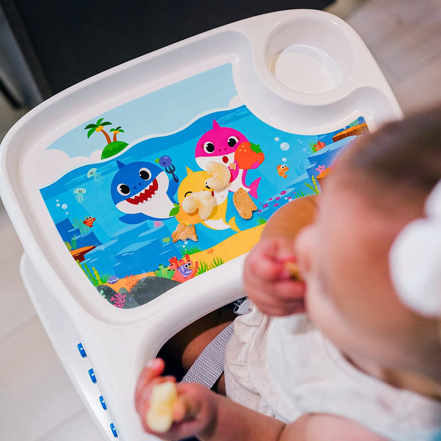 The First Years Baby Shark Mealtime Booster Seat