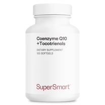 SuperSmart - CoQ10 Tocotrienols 300 mg per Day (Co Enzyme Q10 Vitamin E) | Non-GMO & Gluten Free - 100 Softgels